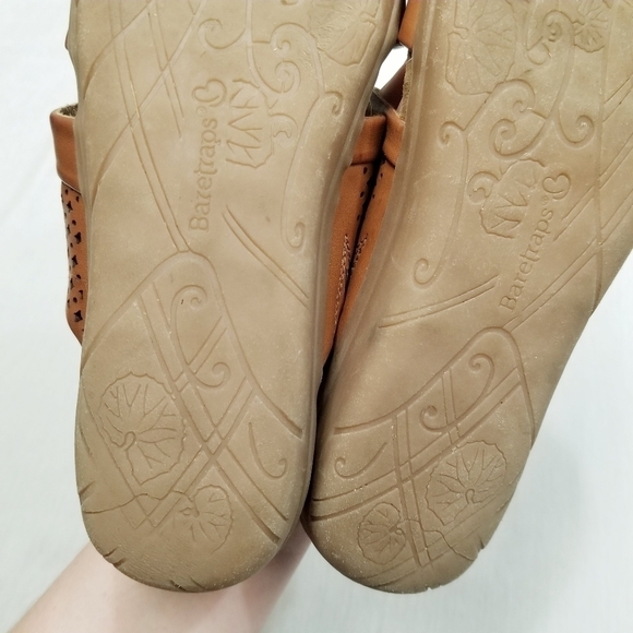 Baretraps Jimina faux leather slides slip on Brown Sandals all man made sz 6.5 - Picture 11 of 11